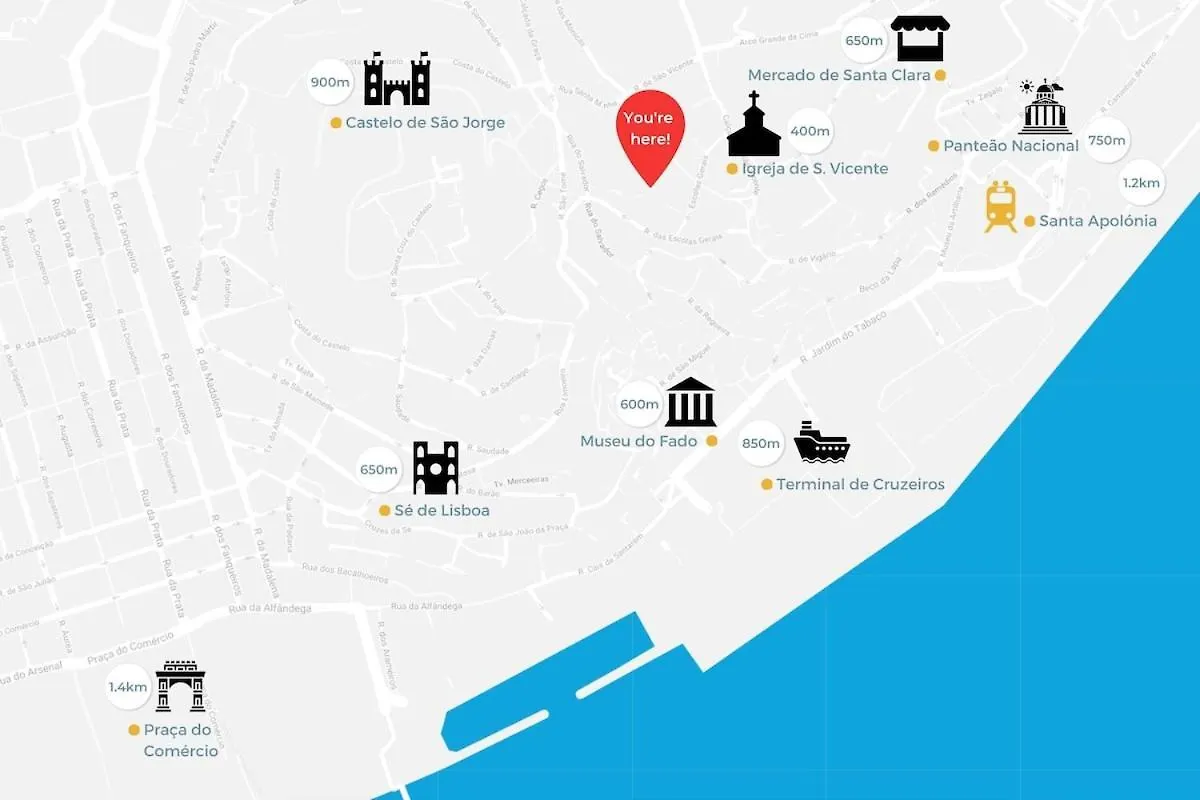 Urban Pop Loft At Alfama Villa Lisbon